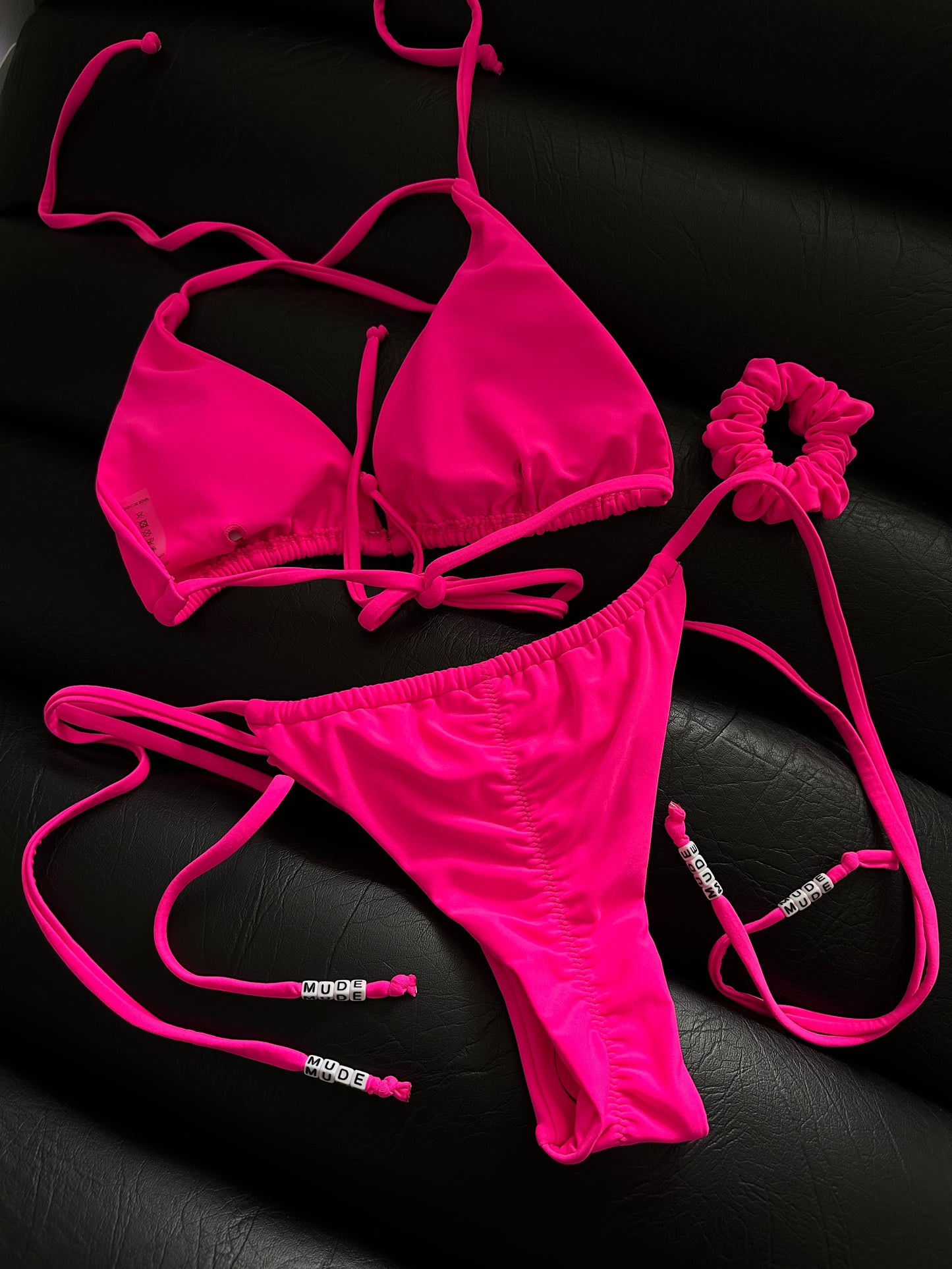 Mude Pink Swim Set