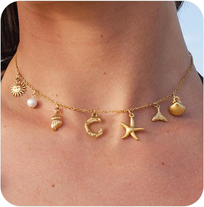 Mermaid Charms Necklace