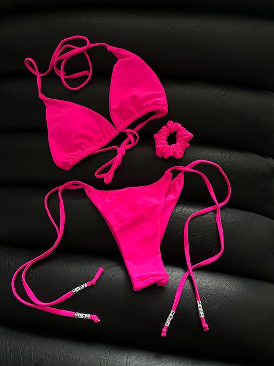 Mude Pink Swim Set